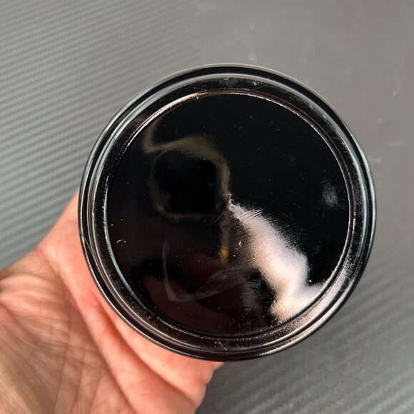 VTG Golden Nugget Black Glass Ashtray With Yellow Logo Casino Gambling MCM - Picture 5 of 8